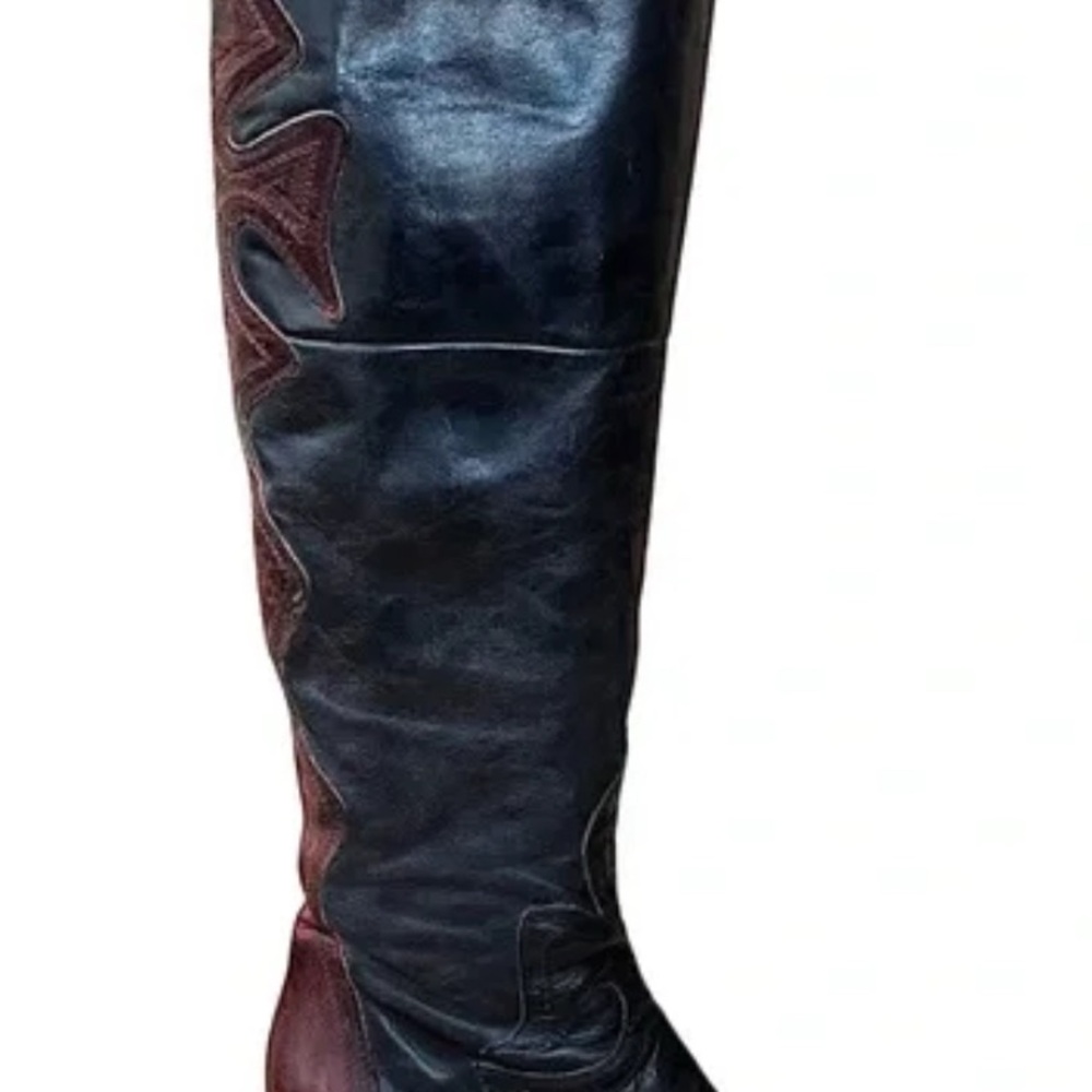 Freebird Fire Leather Knee-High Boots